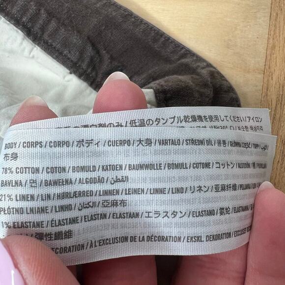 Abercrombie & Fitch Women's Brown Short Stretch Size 31 Summer Spring Chino - Picture 7 of 7